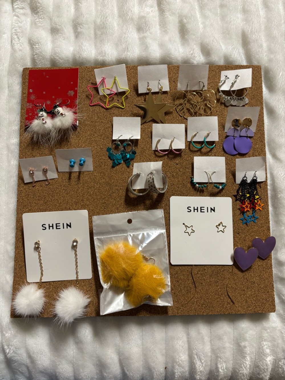 Lot of 18 Pair Assorted Earrings Y2K Fashion Jewelry